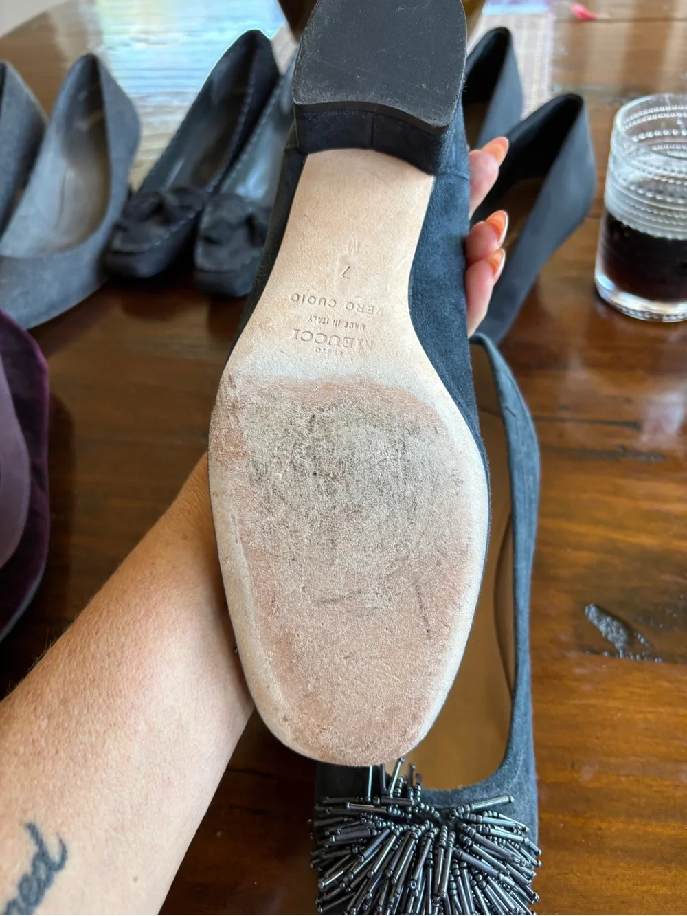 Sesto Meucci suede ballet